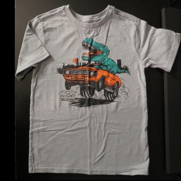 The Children’s Place T-Rex Convertible T-Shirt - EUC - Picture 1 of 3
